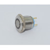 EG16-271-RD 16mm Kırmızı Işıklı Kısa Gövde Yaylı Metal Buton