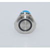 EG16-371-GD 16mm Yeşil Işıklı Kısa Gövde Kalıcı (Anahtarlı) Metal Buton