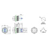 EGS16-231 16mm Bombe Kafa Yaylı Metal Buton