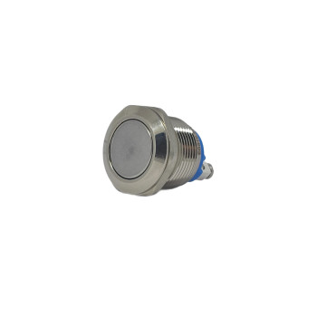 EGS19-211 19mm Düz Kafa Yaylı Metal Buton