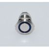 J19-272-BD 19mm Metal Mavi LED Işıklı Yaylı Buton 