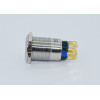 J19-272-BD 19mm Metal Mavi LED Işıklı Yaylı Buton 