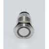 J19-272-WD 19mm Metal Beyaz LED Işıklı Yaylı Buton 
