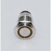 J19-272-YD 19mm Metal Sarı LED Işıklı Yaylı Buton