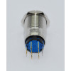 J19-272-YD 19mm Metal Sarı LED Işıklı Yaylı Buton