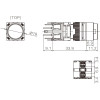 F16-371-OD 16mm Yuvarlak Gövde Turuncu Işıklı Kalıcı Buton 12-24V