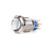 J19-572-3-BA2 19mm Metal Mavi LED Işıklı 1-0-2 Kalıcı Mandal Buton